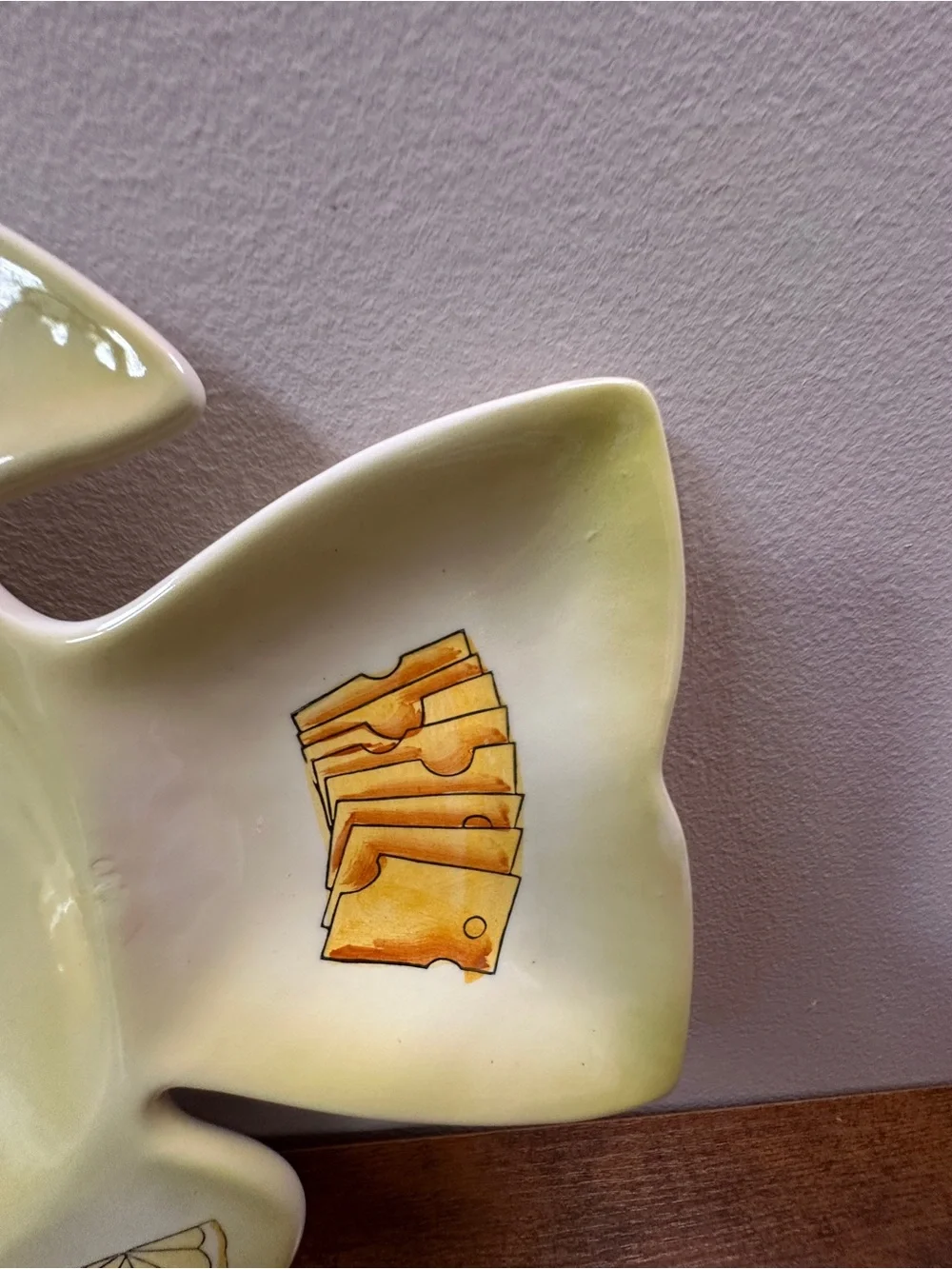 Rare Vintage MCM Ceramic Fish Serving Platter – Bagels, Lox & Cheese Tray